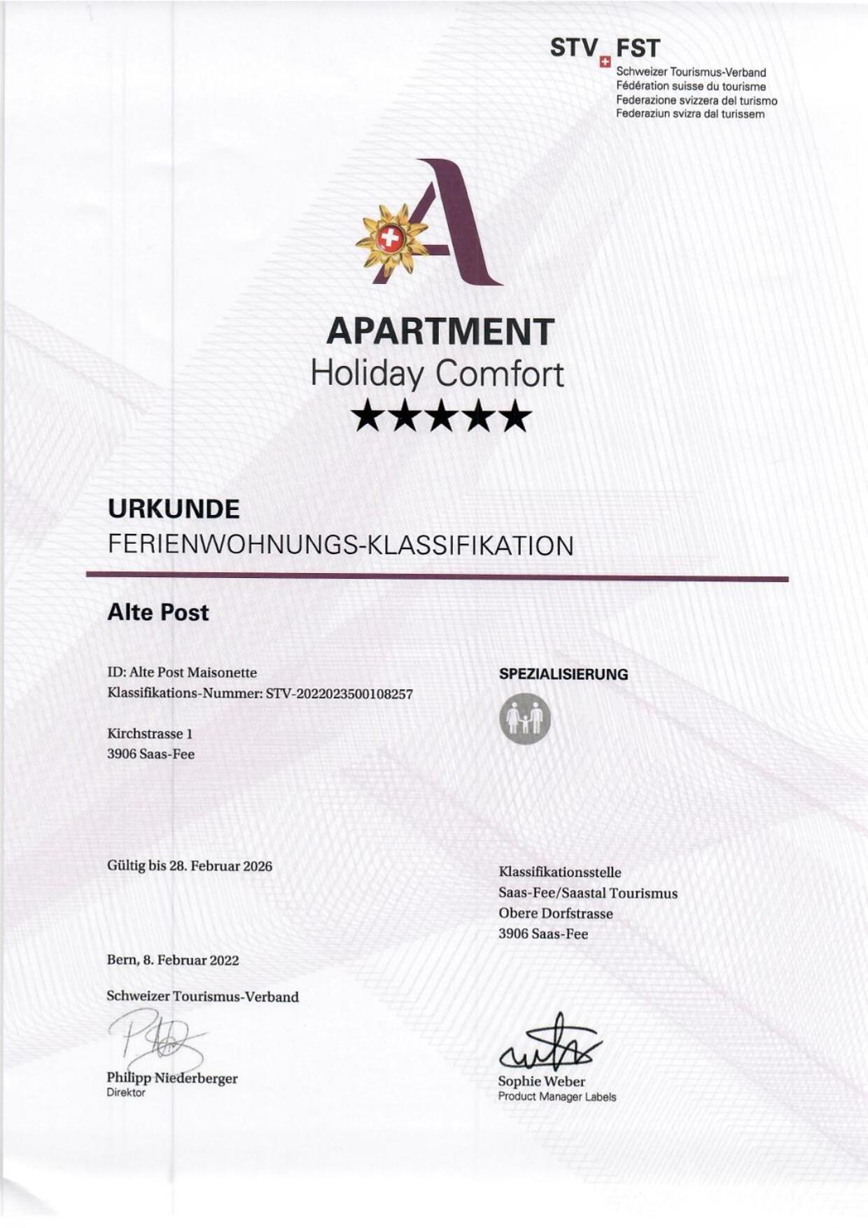 Alte Post Saas-Fee Apartment Exterior photo